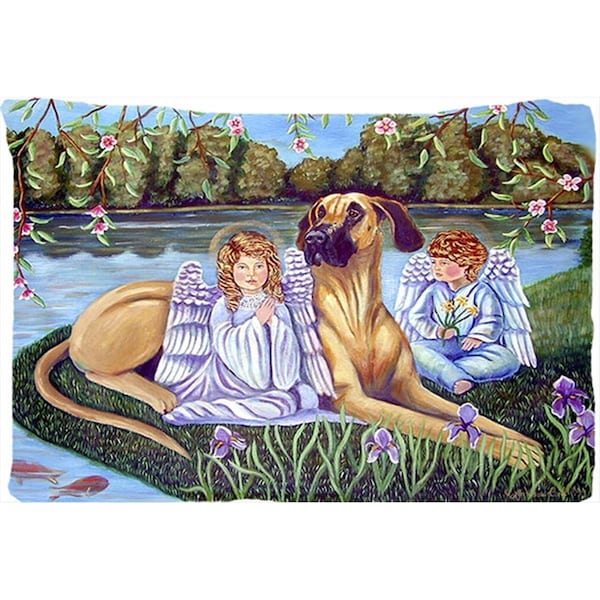 Carolines Treasures Carolines Treasures 7507PILLOWCASE 20.5 x 30 in. Angels With Great Dane Moisture Wicking Fabric Standard Pillowcase 7507PILLOWCASE - main